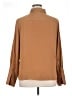 Worthington 100% Polyester Solid Brown Long Sleeve Blouse Size XL - photo 2
