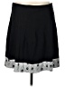 Ethos 100% Baumwolle Solid Black Casual Skirt Size L - photo 2