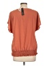 Apt. 9 100% Polyester Orange Short Sleeve Blouse Size L - photo 2