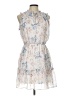 Bebop 100% Polyester Floral Ivory Casual Dress Size L - photo 1