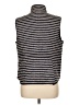 Talbots 100% Polyester Stripes Gray Vest Size L - photo 2
