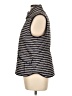 Talbots 100% Polyester Stripes Gray Vest Size L - photo 5