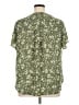 Torrid 100% Polyester Floral Green Short Sleeve Blouse Size 1X Plus (1) - photo 2