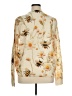 Unbranded 100% Polyester Floral Gold Sweatshirt Size XL - photo 2