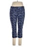 Adrienne Vittadini Paisley Blue Active Pants Size 12 - photo 1