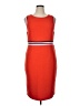 Boden Color Block Orange Cocktail Dress Size 14R - photo 1