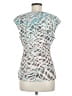Nic + Zoe Teal Sleeveless Blouse Size M - photo 2