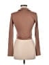 Ambiance Brown Long Sleeve Blouse Size M - photo 2