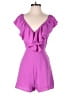 Do & Be 100% Polyester Solid Purple Romper Size M - photo 1