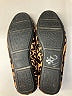 Calvin Klein 100% Leather Animal Print Brown Flats Size 8 1/2 - photo 5