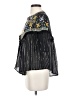 Zara 100% Cotton Black Short Sleeve Blouse Size XS - photo 5
