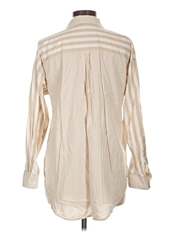 Ann Taylor LOFT Long Sleeve Button-Down Shirt (view 2)