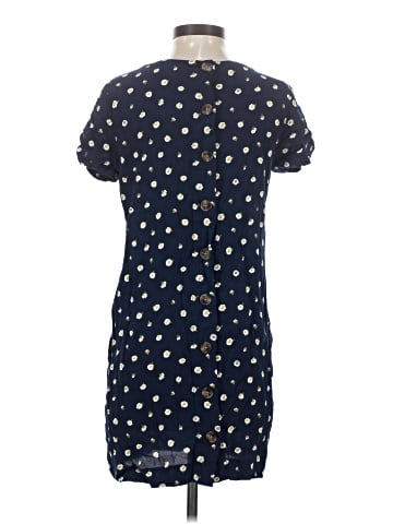 Madewell Button-Back Easy Dress in Daisy Dots (view 2)