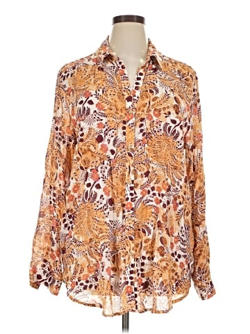 Pilcro Long Sleeve Blouse (view 1)