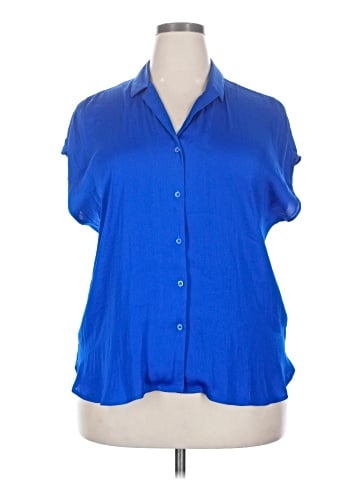 Nine West Short Sleeve Blouse (view 1)