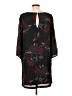 Maurices 100% Polyester Print Black Cocktail Dress Size L - photo 2