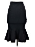 Bebe Solid Black Formal Skirt Size XS - photo 2