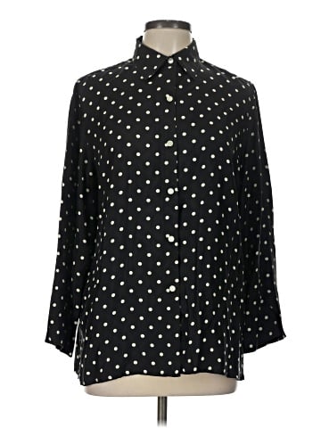 Jones New York Signature 3/4 Sleeve Silk Top (view 1)