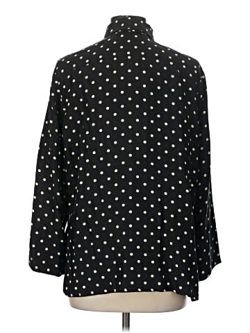 Jones New York Signature 3/4 Sleeve Silk Top (view 2)