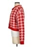 Zara Houndstooth Red Cardigan Size S - photo 5