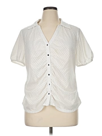 John Paul Richard Short Sleeve Blouse (view 1)