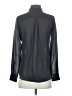 Equipment 100% Silk Color Block Black Long Sleeve Silk Top Size XS - photo 2