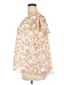 LC Lauren Conrad 100% Polyester Floral Ivory Short Sleeve Blouse Size 2X - photo 5