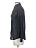 Equipment 100% Silk Color Block Black Long Sleeve Silk Top Size XS - photo 5