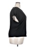 Nine West 100% Polyester Black Short Sleeve Top Size XXL - photo 4