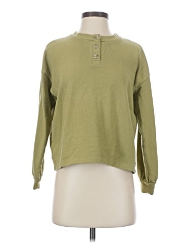 Madewell Drop-Sleeve Henley Tee (view 1)