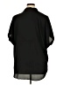CAbi 100% Polyester Black Short Sleeve Blouse Size XL - photo 2
