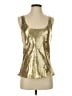 Neiman Marcus Metallic Gold Sleeveless Top Size 4 - photo 1