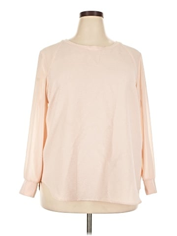 Rose + Olive Long Sleeve Blouse (view 1)