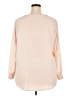 Rose + Olive 100% Polyester Pink Long Sleeve Blouse Size 2X - photo 2