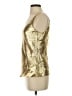 Neiman Marcus Metallic Gold Sleeveless Top Size 4 - photo 5
