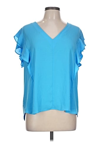 Ann Taylor Short Sleeve Blouse (view 1)