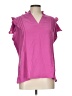Blooming Jelly Pink Short Sleeve Blouse Size L - photo 1
