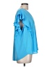 Ann Taylor Blue Short Sleeve Blouse Size L - photo 4