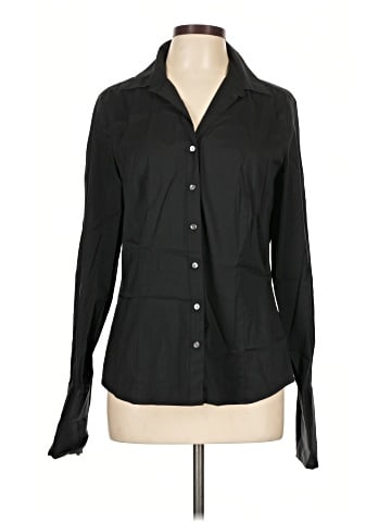 Ann Taylor Long Sleeve Button-Down Shirt (view 1)