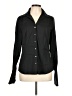 Ann Taylor Black Long Sleeve Button-Down Shirt Size 12 - photo 1