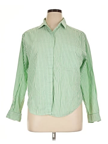 John Henry 3/4 Sleeve Button-Down Shirt (view 1)