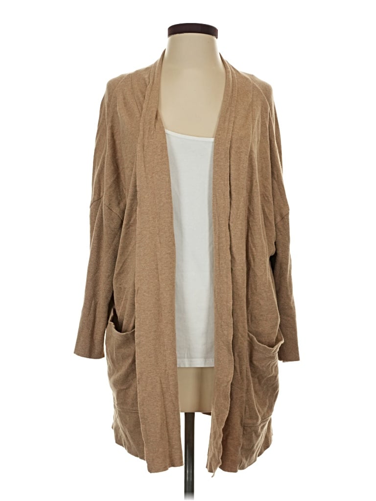Pre-owned Pact Cardigan Sweater In Tan