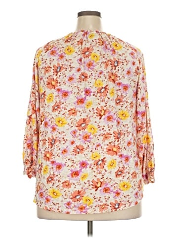 Style&Co 3/4 Sleeve Blouse (view 2)