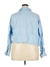Zara Blue 3/4 Sleeve Button-Down Shirt Size XXL - photo 2