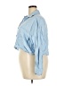 Zara Blue 3/4 Sleeve Button-Down Shirt Size XXL - photo 5