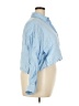 Zara Blue 3/4 Sleeve Button-Down Shirt Size XXL - photo 4