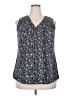 Unbranded 100% Polyester Black Sleeveless Blouse Size XXL - photo 1