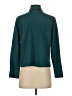 Topshop 100% Polyester Color Block Teal Long Sleeve Blouse Size 2 - photo 2