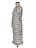 Max Studio Stripes Gray Casual Dress Size M (estimated) - photo 5