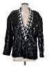Modi 100% Silk Black Silk Blazer Size M - photo 1